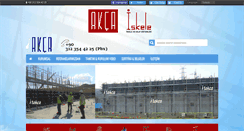 Desktop Screenshot of akcaiskele.com